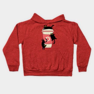 CAT-FFEINE Kids Hoodie